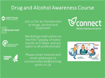 Drug and Alcohol Awareness Course poster - Connect
