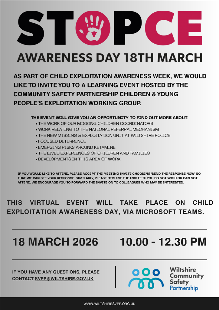 Child Exploitation Awareness Day Poster png